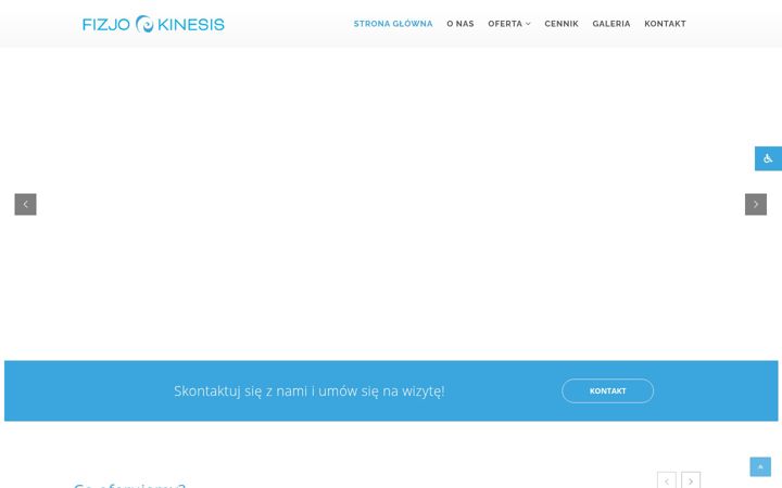 Screenshot of fizjo-kinesis.pl