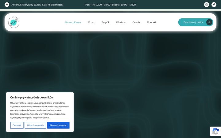 Screenshot of fizjo-serwis.pl
