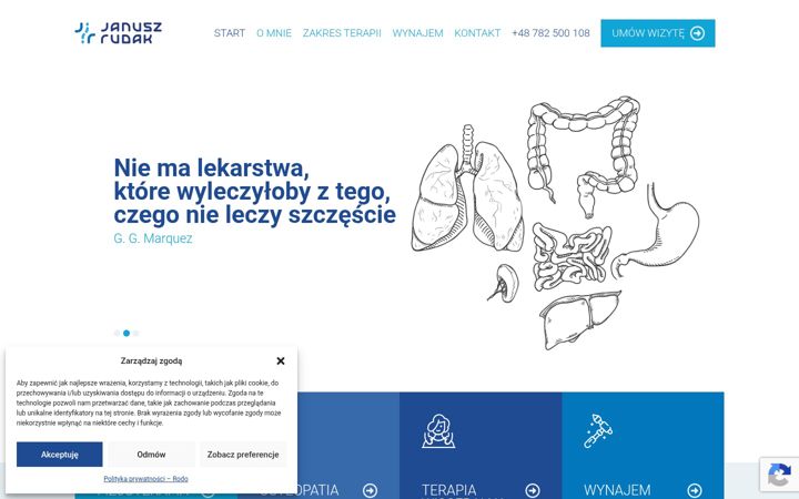 Screenshot of fizjoart.com