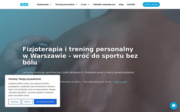 Screenshot of fizjobox.pl