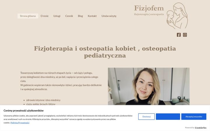 Screenshot of fizjofemterapia.pl