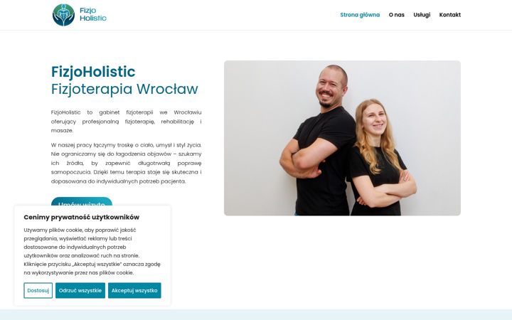 Screenshot of fizjoholistic-wroclaw.pl
