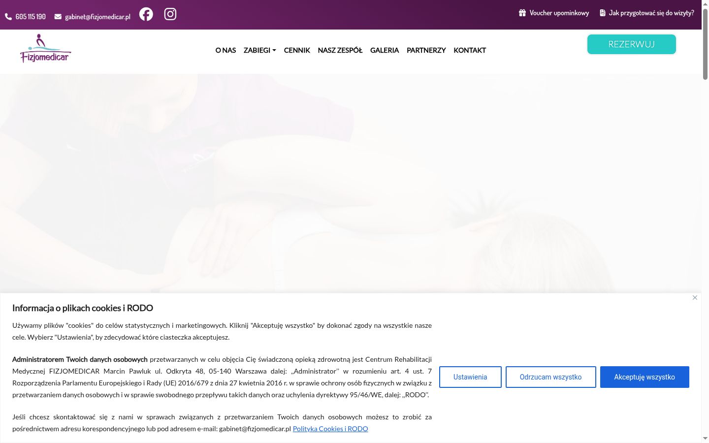 Skärmbild av samtyckesbannern som visades före någon interaktion