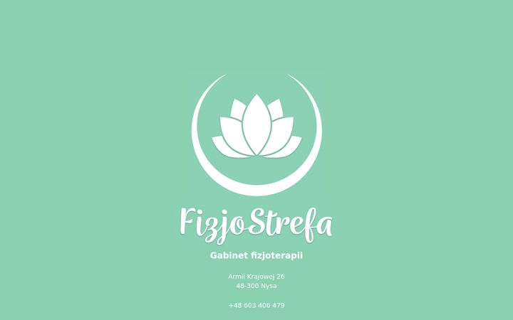 Screenshot of fizjostrefa.nysa.pl