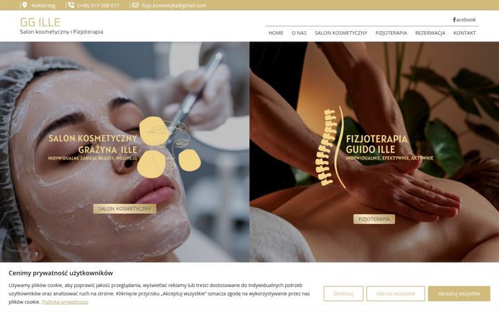 Screenshot of fizjoterapia-kosmetyka.pl
