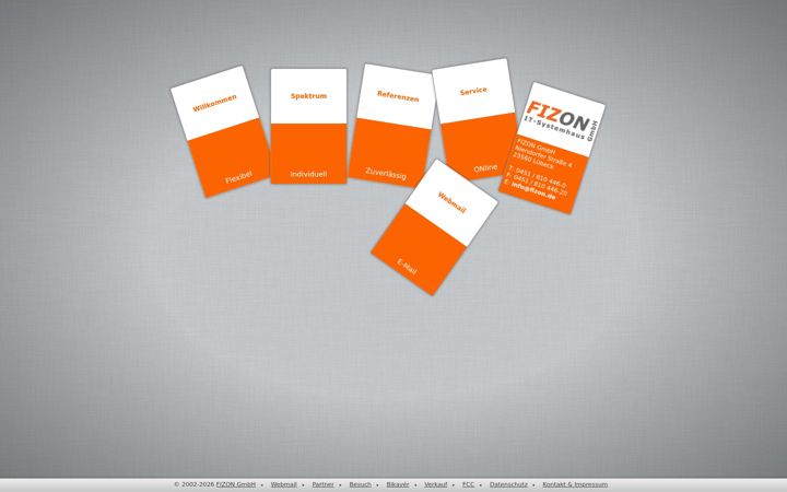 Screenshot von fizon.de