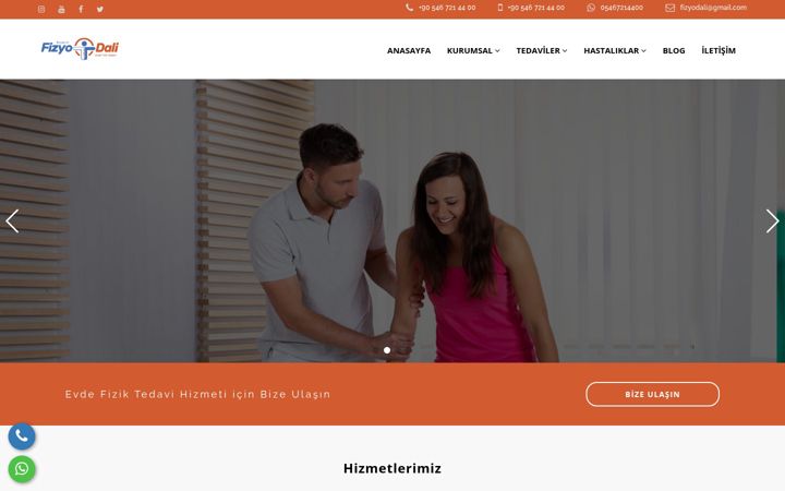 Screenshot of fizyodali.com