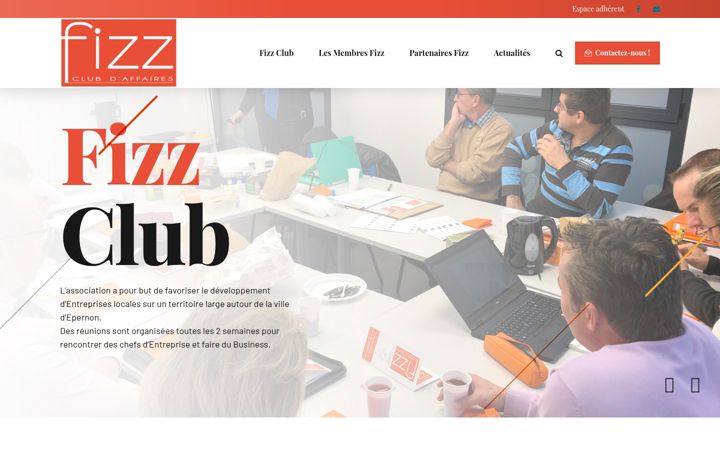 Screenshot of fizzclub.fr