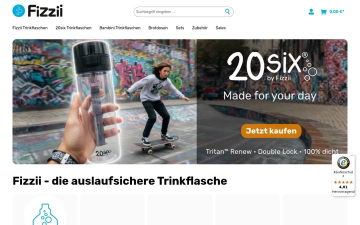 Screenshot of fizzii.de