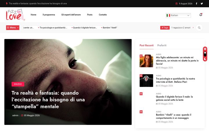 Screenshot of fizzinlove.com