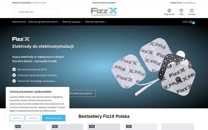 Screenshot of fizzx.pl