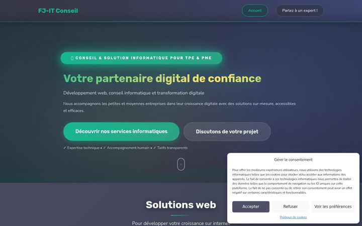 Screenshot of fj-it-conseil.com