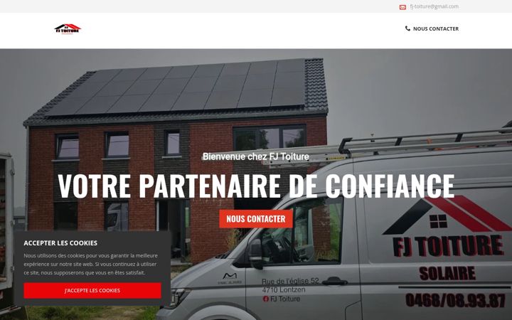 Screenshot of fj-toiture.com
