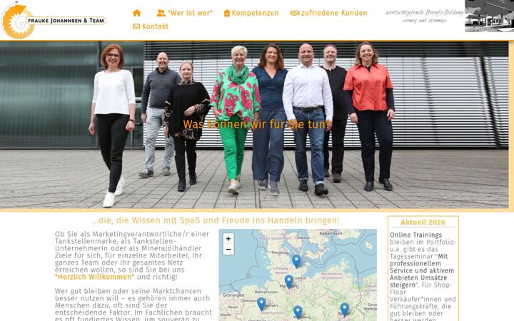 Skjermbilde av fj-trainings.de