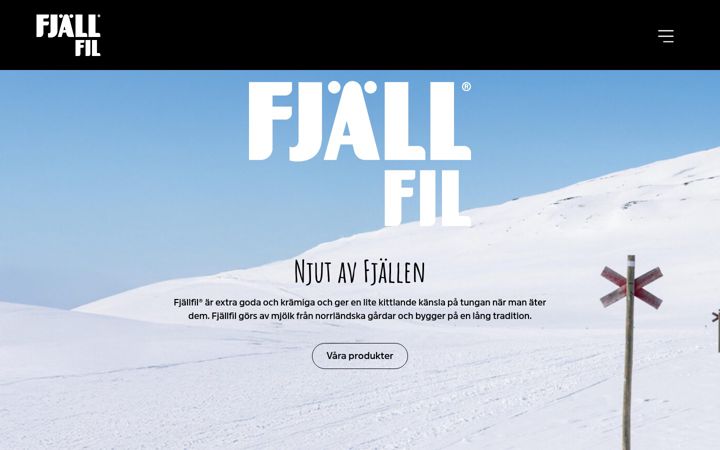 Screenshot of fjall.se