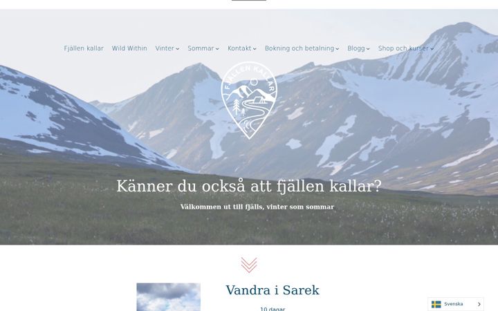 Screenshot of fjallenkallar.se