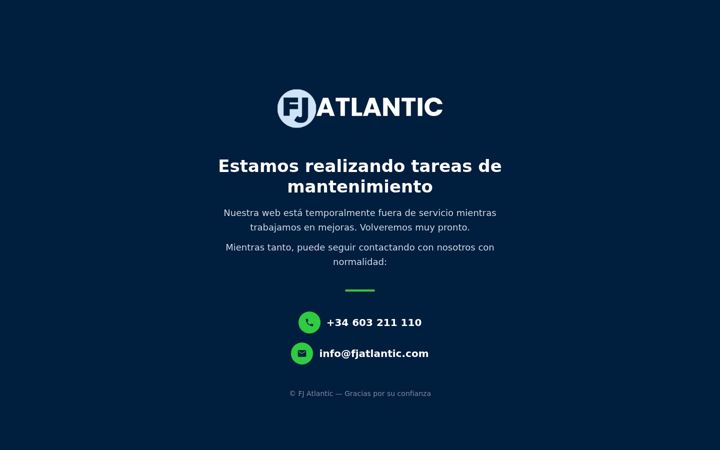 Screenshot of fjatlantic.com