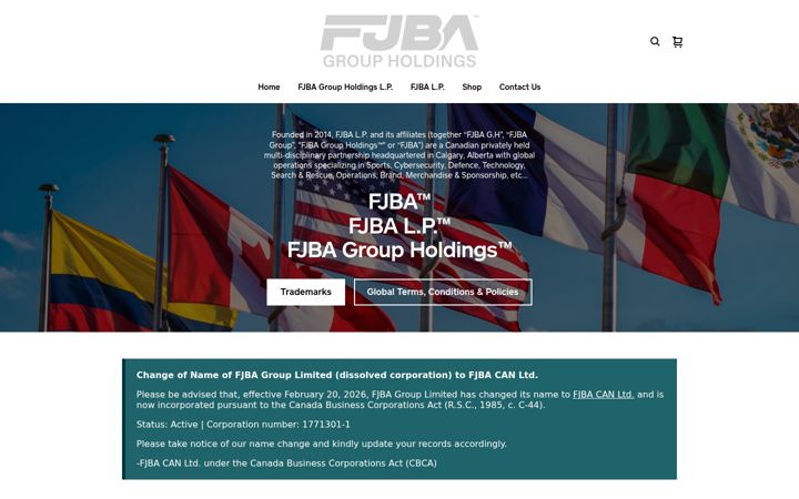 Screenshot of fjba.net