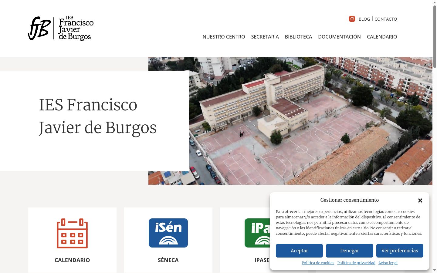 Screenshot tal-banner tal-kunsens muri qabel kwalunkwe interazzjoni