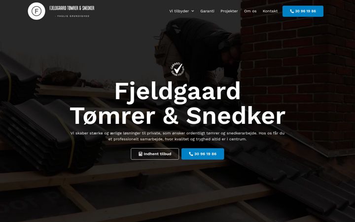 Screenshot of fjeldgaard-ts.dk