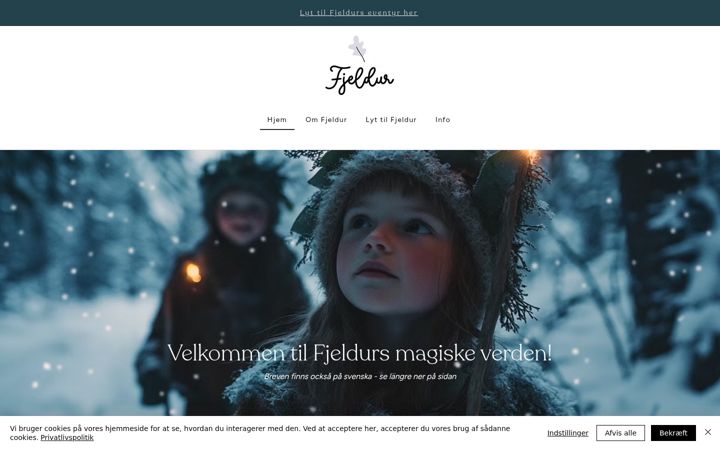 Screenshot of fjeldur.com
