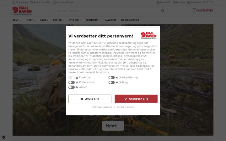 Screenshot of fjellrevenshop.no