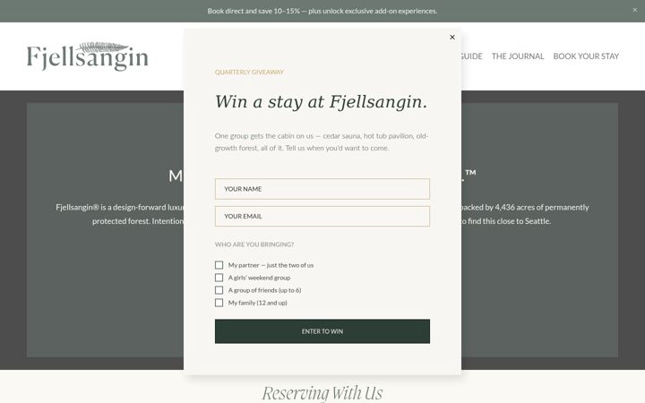 Screenshot of fjellsangin.com