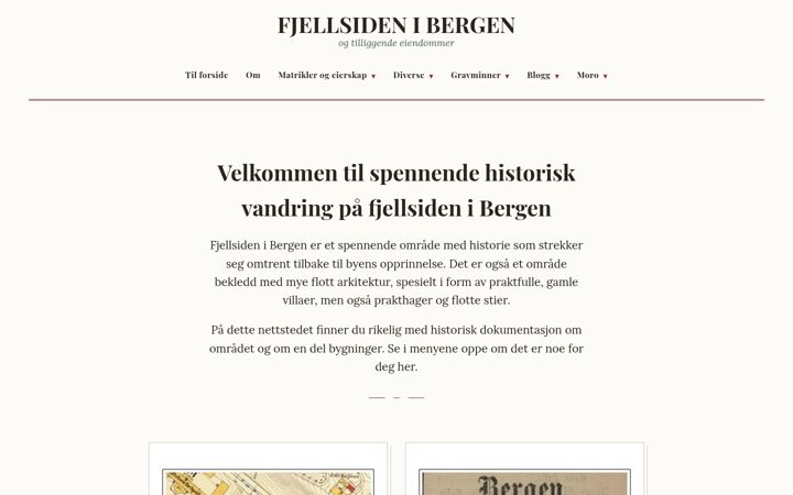 Screenshot of fjellsiden.com