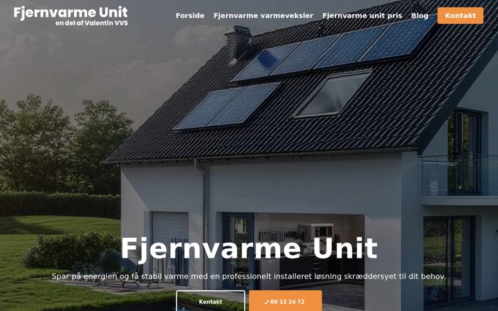 Screenshot of fjernvarme-unit.dk