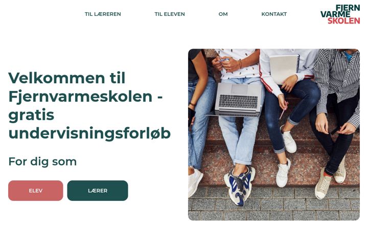 Screenshot of fjernvarmeskolen.dk