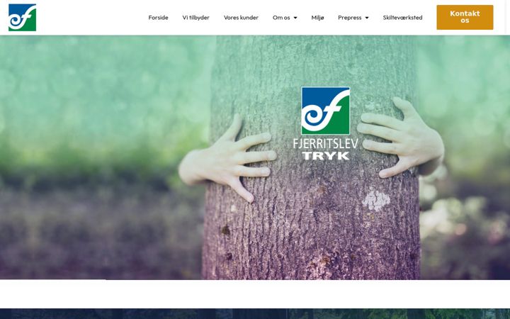 Screenshot of fjerritslev-tryk.dk