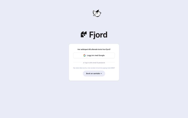 Screenshot of fjord.app