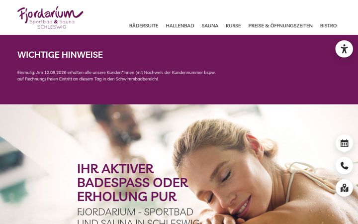 Screenshot of fjordarium.de