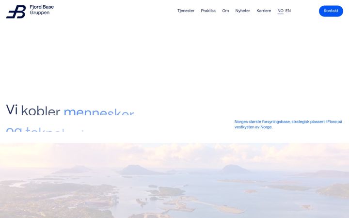 Screenshot of fjordbase.no