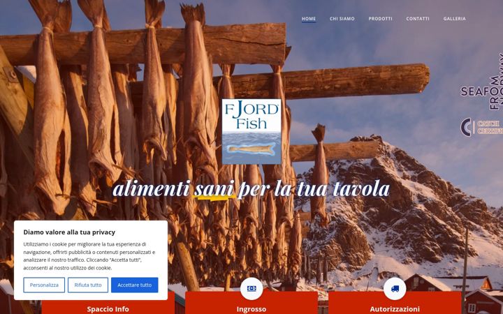 Screenshot of fjordfish.com