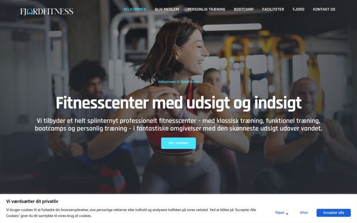 Screenshot of fjordfitness.dk