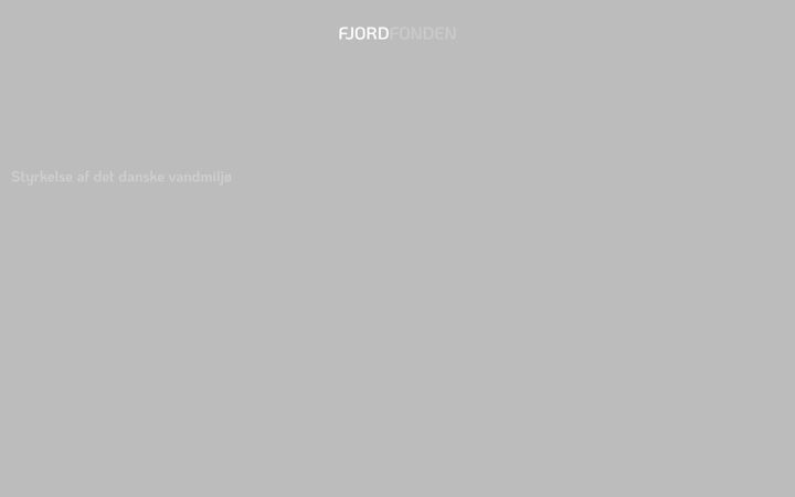 Screenshot of fjordfonden.dk