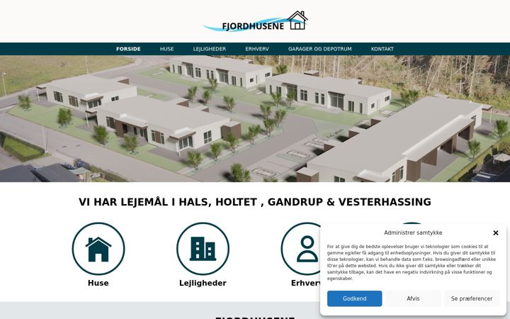 Screenshot of fjordhusenehals.dk