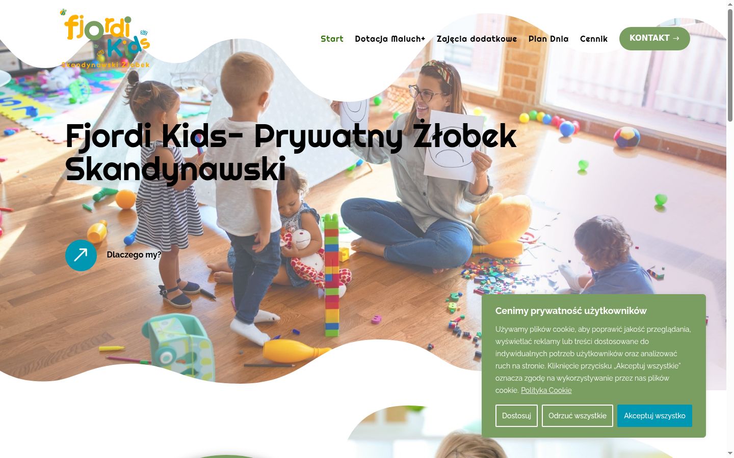 Screenshot tal-banner tal-kunsens muri qabel kwalunkwe interazzjoni