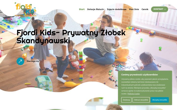 Screenshot of fjordikids.pl