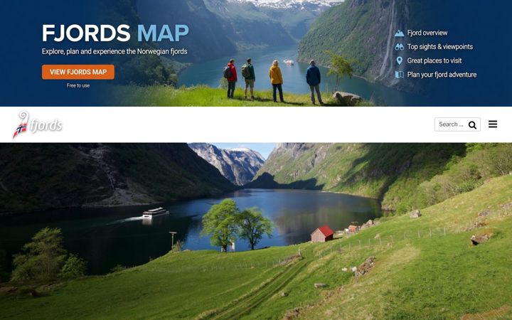 Screenshot of fjords.com