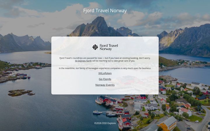 Screenshot of fjordtravel.no