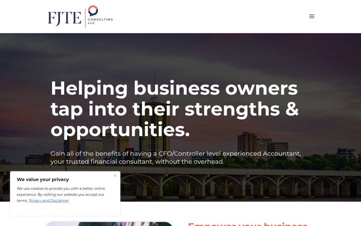 Screenshot of fjteconsulting.com