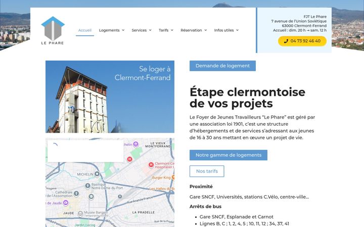 Screenshot of fjtlephare.fr
