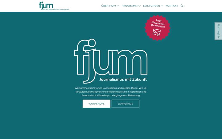 Screenshot of fjum-wien.at