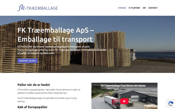 Screenshot of fk-emballage.dk