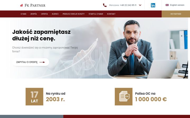 Screenshot of fk-partner.pl