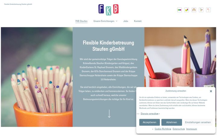 Screenshot von fkb-staufen.de