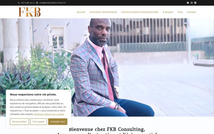 Screenshot of fkbconsulting.fr