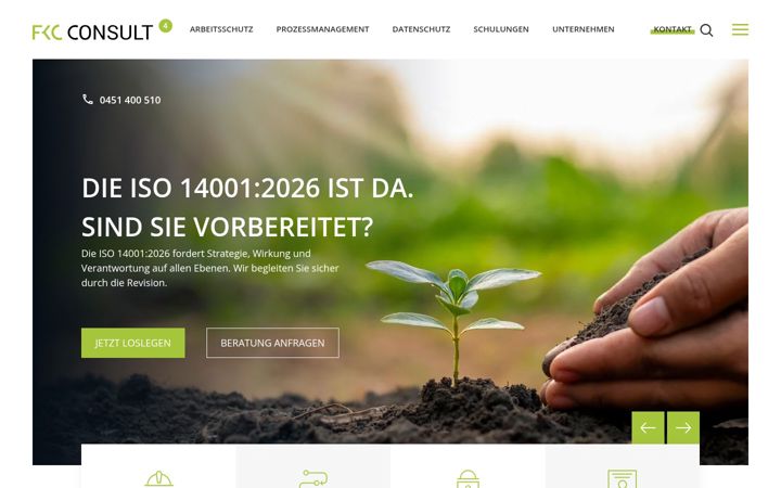 Screenshot of fkc-gmbh.de